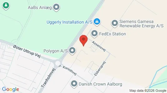 Erhvervslokaler til leje i Aalborg Øst - Foto fra Google Street View