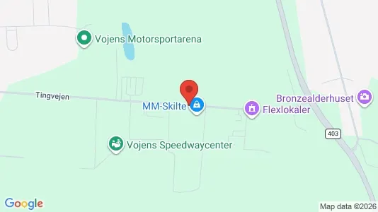 Erhvervslokaler til leje i Vojens - Foto fra Google Street View