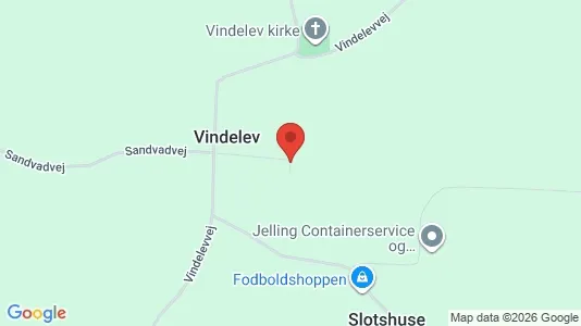 Erhvervslokaler til leje i Jelling - kort over placeringen