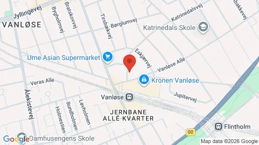 Erhvervslokaler til leje i Vanløse - Foto fra Google Street View
