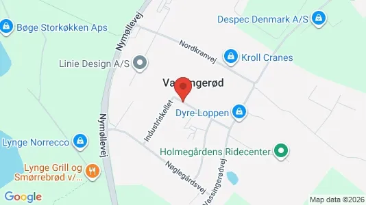Erhvervslokaler til leje i Lynge - Foto fra Google Street View