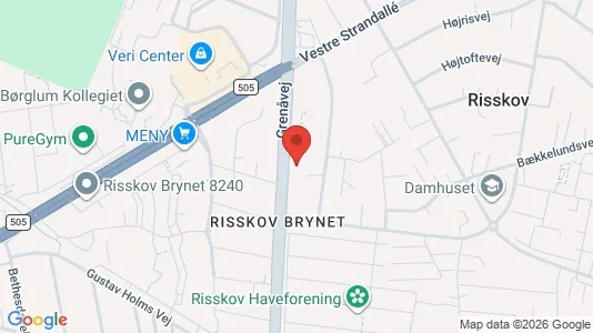 Erhvervslokaler til leje i Risskov - Foto fra Google Street View