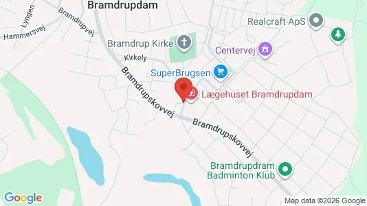 Erhvervslokaler til leje i Kolding - kort over placeringen