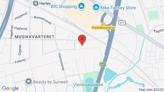 Erhvervslokaler til leje i Herlev - Foto fra Google Street View