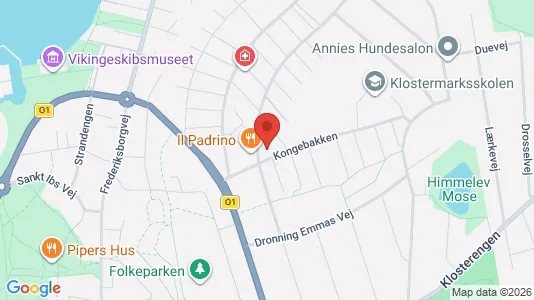 Erhvervslokaler til leje i Roskilde - kort over placeringen