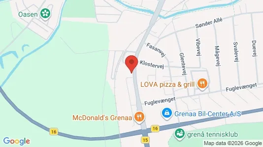 Erhvervslokaler til leje i Grenaa - Foto fra Google Street View