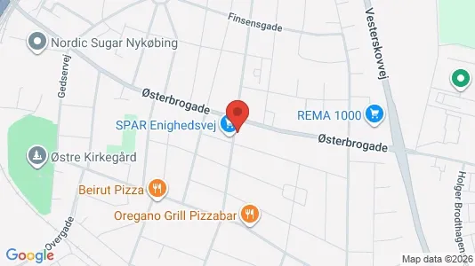 Erhvervslokaler til leje i Nykøbing Falster - Foto fra Google Street View