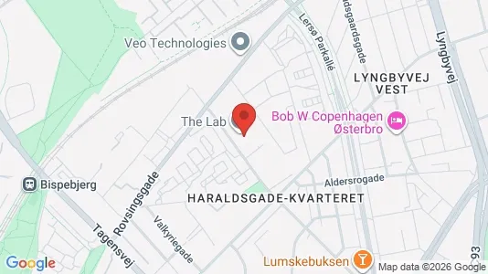 Erhvervslokaler til leje i Østerbro - Foto fra Google Street View