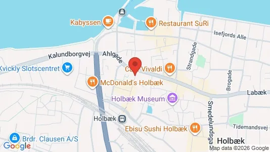 Erhvervslokaler til leje i Holbæk - Foto fra Google Street View