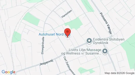 Erhvervslokaler til leje i Hillerød - kort over placeringen