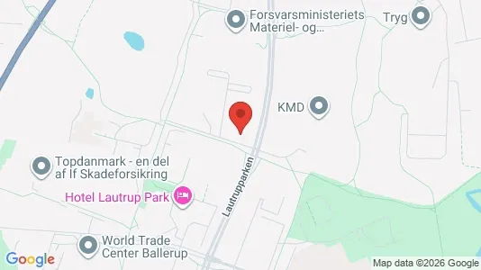 Erhvervslokaler til leje i Ballerup - kort over placeringen