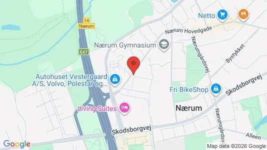 Erhvervslokaler til leje i Nærum - Foto fra Google Street View