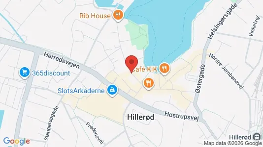 Erhvervslokaler til leje i Hillerød - Foto fra Google Street View