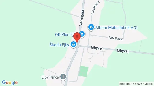 Erhvervslokaler til leje i Ejby - Foto fra Google Street View