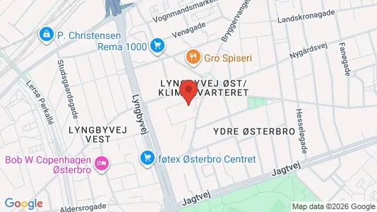 Erhvervslokaler til leje i Østerbro - Foto fra Google Street View