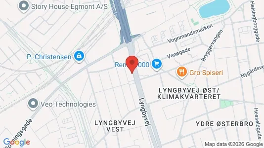 Erhvervslokaler til leje i Østerbro - Foto fra Google Street View