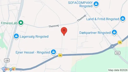Erhvervslokaler til leje i Ringsted - Foto fra Google Street View