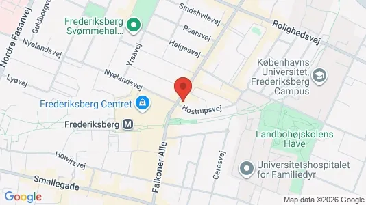 Erhvervslokaler til leje i Frederiksberg - Foto fra Google Street View