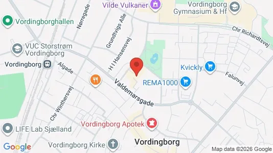 Erhvervslokaler til leje i Vordingborg - Foto fra Google Street View