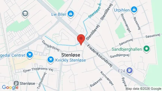 Erhvervslokaler til leje i Stenløse - Foto fra Google Street View