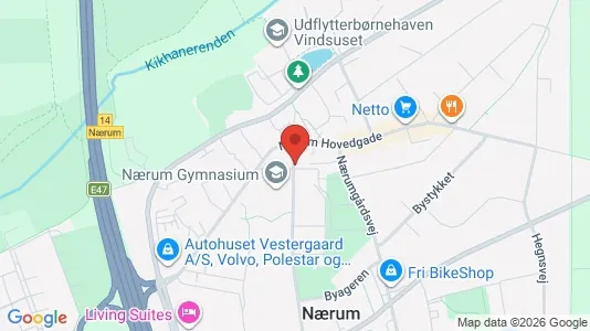 Erhvervslokaler til leje i Nærum - Foto fra Google Street View