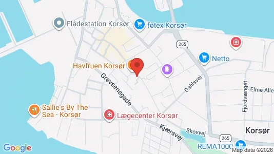 Erhvervslokaler til leje i Korsør - Foto fra Google Street View