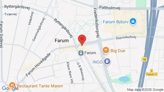 Erhvervslokaler til leje i Farum - Foto fra Google Street View
