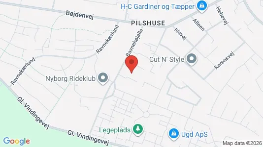 Erhvervslokaler til leje i Esbjerg Centrum - kort over placeringen