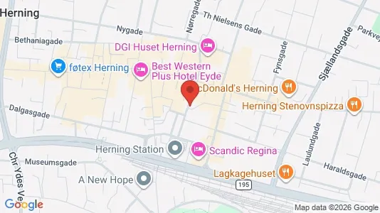 Erhvervslokaler til leje i Herning - Foto fra Google Street View