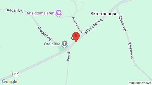 Erhvervslokaler til leje i Bogense - kort over placeringen