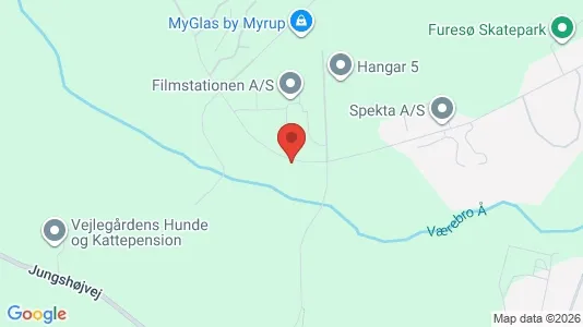 Erhvervslokaler til leje i Værløse - Foto fra Google Street View