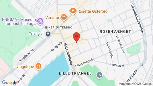 Erhvervslokaler til leje i Østerbro - Foto fra Google Street View