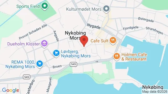 Erhvervslokaler til leje i Nykøbing Mors - Foto fra Google Street View