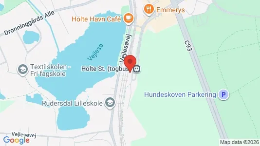 Erhvervslokaler til leje i Holte - Foto fra Google Street View