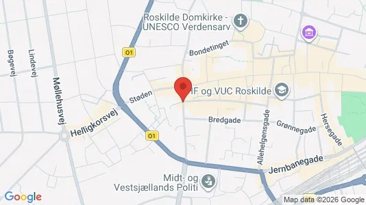 Erhvervslokaler til leje i Roskilde - Foto fra Google Street View