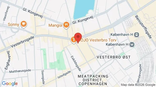 Erhvervslokaler til leje i Vesterbro - Foto fra Google Street View