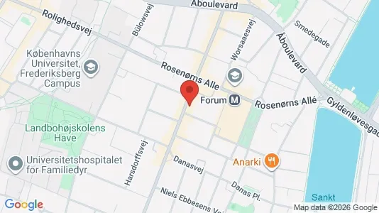 Erhvervslokaler til leje i Frederiksberg C - Foto fra Google Street View