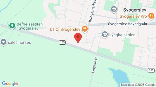 Erhvervslokaler til leje i Roskilde - kort over placeringen