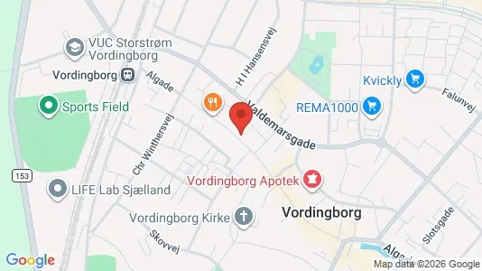 Erhvervslokaler til leje i Vordingborg - Foto fra Google Street View