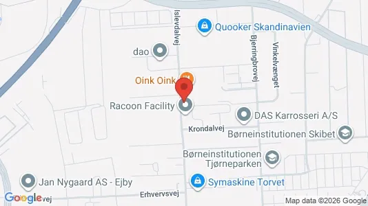 Erhvervslokaler til leje i Rødovre - kort over placeringen