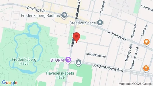 Erhvervslokaler til leje i Frederiksberg - Foto fra Google Street View