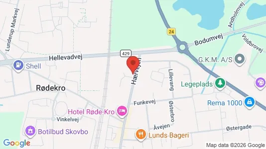 Erhvervslokaler til leje i Rødekro - Foto fra Google Street View