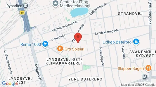 Erhvervslokaler til leje i Østerbro - Foto fra Google Street View