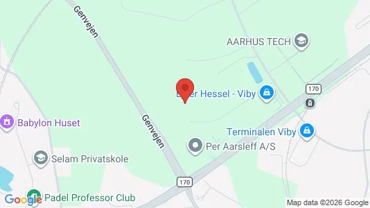 Erhvervslokaler til leje i Viby J - kort over placeringen