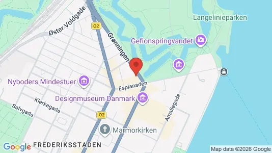 Erhvervslokaler til leje i København K - kort over placeringen