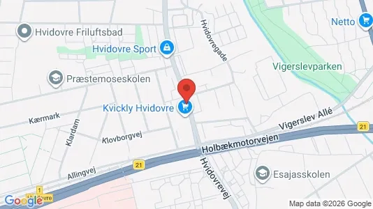 Erhvervslokaler til leje i Hvidovre - Foto fra Google Street View