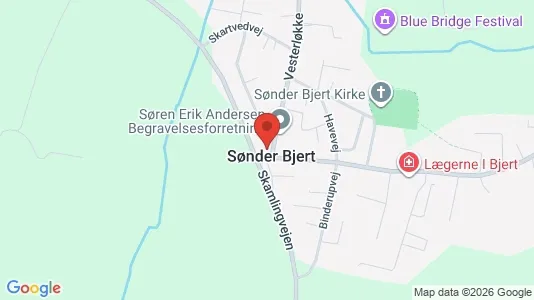 Erhvervslokaler til leje i Bjert - Foto fra Google Street View