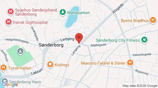 Erhvervslokaler til leje i Sønderborg - Foto fra Google Street View