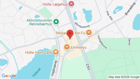 Erhvervslokaler til leje i Holte - Foto fra Google Street View