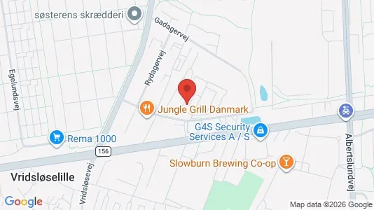 Erhvervslokaler til leje i Albertslund - kort over placeringen